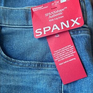SPANX Denim Wide Leg Pants